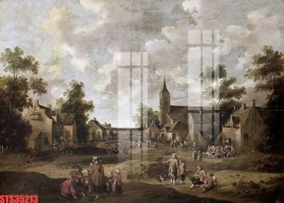 File gốc Tranh sơn dầu phương tây tổng hợp STS35213 (phiên bản chuẩn) để in ấn