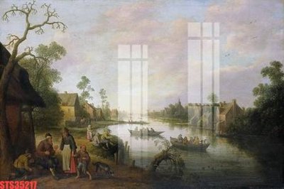 File tranh Tranh sơn dầu phương tây tổng hợp STS35217 (bản gốc) in lụa 3D