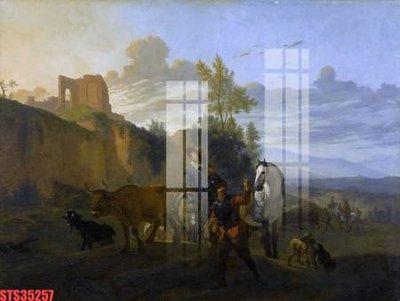 File gốc Tranh sơn dầu phương tây tổng hợp STS35257 (dành cho trang trí nội thất)