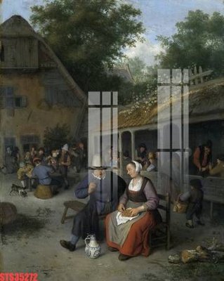 Download file gốc Tranh sơn dầu phương tây tổng hợp STS35272 (in lụa) hoa lá