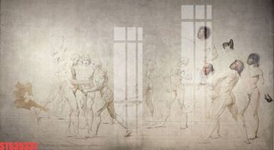 File tranh in trần 3D Tranh sơn dầu phương tây tổng hợp STS35331 (ảnh gốc)