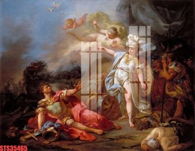 File PSD Tranh sơn dầu phương tây tổng hợp STS35465 (gốc) cho in quảng cáo