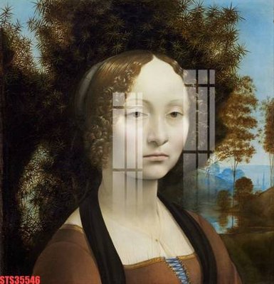 Download file gốc Tranh sơn dầu phương tây tổng hợp STS35546 (in lụa) tranh 3D