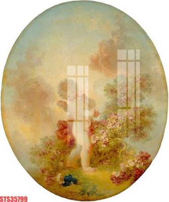 File ảnh Tranh sơn dầu phương tây tổng hợp STS35799 (gốc) in PP, decal