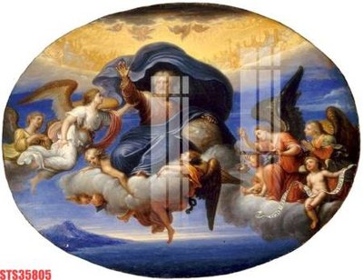 File gốc Tranh sơn dầu phương tây tổng hợp STS35805 (trang trí) phòng trẻ em