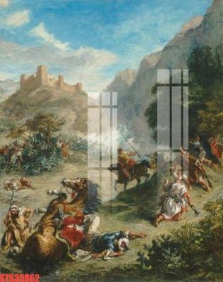 File tranh Tranh sơn dầu phương tây tổng hợp STS35862 (gốc) in backlit film