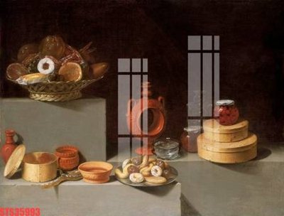 File in trần Tranh sơn dầu phương tây tổng hợp STS35993 (bản gốc) hoa văn