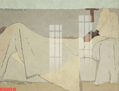 Hình ảnh file gốc in trần nhà Tranh sơn dầu phương tây tổng hợp STS36219