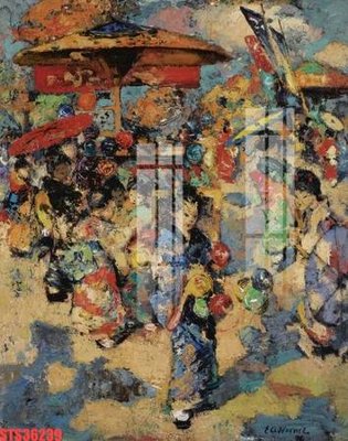 Download file gốc Tranh sơn dầu phương tây tổng hợp STS36239 (in mica) trang trí