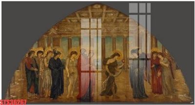 Tải file gốc in lụa Tranh sơn dầu phương tây tổng hợp STS36267 siêu nét