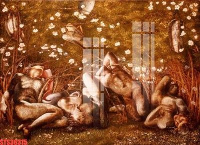 File tranh Tranh sơn dầu phương tây tổng hợp STS36315 (ảnh gốc) độc quyền