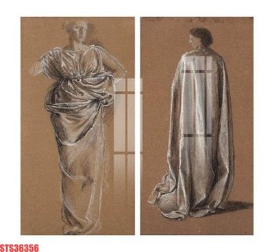 File tranh Tranh sơn dầu phương tây tổng hợp STS36356 (gốc) in trên kính