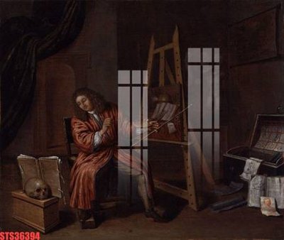 File tranh Tranh sơn dầu phương tây tổng hợp STS36394 (bản gốc) treo phòng ăn