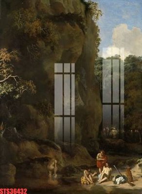 Tải file Tranh sơn dầu phương tây tổng hợp STS36432 (PSD) cho in tranh 3D