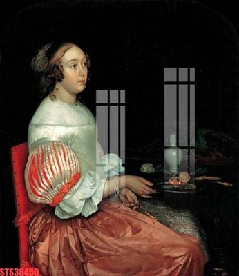 Ảnh gốc Tranh sơn dầu phương tây tổng hợp STS36450 (nét căng) in mica