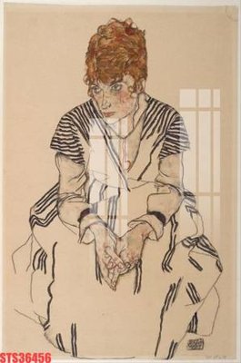 File tranh Tranh sơn dầu phương tây tổng hợp STS36456 (bản gốc) in lụa 3D