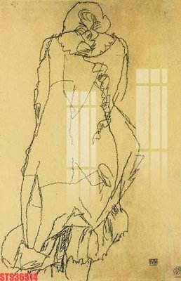 File tranh Tranh sơn dầu phương tây tổng hợp STS36514 (bản gốc) treo quán cafe