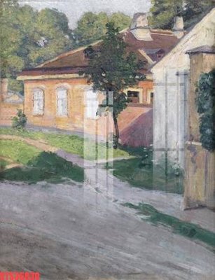 File in trần Tranh sơn dầu phương tây tổng hợp STS36830 (bản gốc) bầu trời