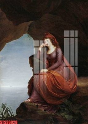 File tranh Tranh sơn dầu phương tây tổng hợp STS36928 (gốc) in vải canvas