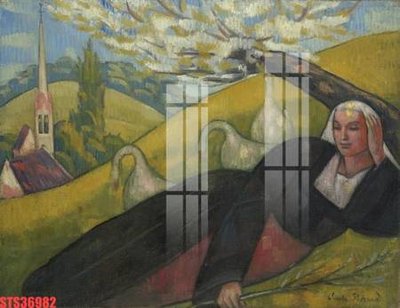 File gốc in mica Tranh sơn dầu phương tây tổng hợp STS36982 chất lượng