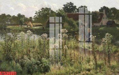 File ảnh Tranh sơn dầu phương tây tổng hợp STS36991 (gốc) in poster