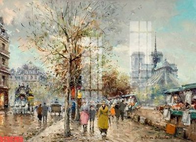 File gốc Tranh sơn dầu phương tây tổng hợp STS3703 (ảnh chi tiết) để in lụa