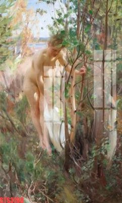 File gốc Tranh sơn dầu phương tây tổng hợp STS3708 (in tráng gương) nghệ thuật