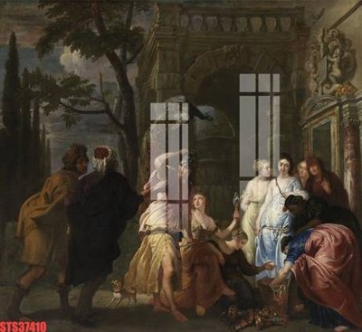 File gốc Tranh sơn dầu phương tây tổng hợp STS37410 (in ấn) không giới hạn