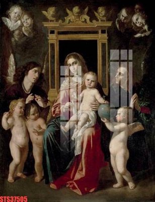 Download file gốc Tranh sơn dầu phương tây tổng hợp STS37505 (độ nét cao)