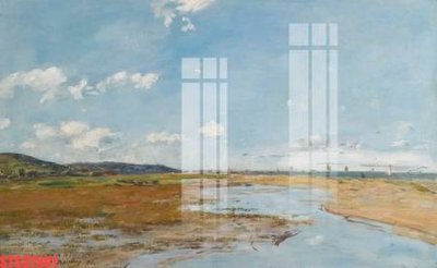 File gốc Tranh sơn dầu phương tây tổng hợp STS37591 (in mica) làm bảng hiệu