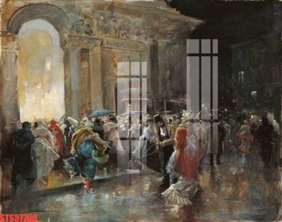 File tranh quảng cáo Tranh sơn dầu phương tây tổng hợp STS37700 (download file gốc)