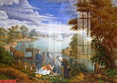 File PSD Tranh sơn dầu phương tây tổng hợp STS37823 (gốc) cho in quảng cáo