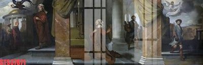 Ảnh gốc Tranh sơn dầu phương tây tổng hợp STS37871 (độ nét cao) in mica