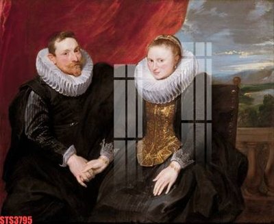 File tranh Tranh sơn dầu phương tây tổng hợp STS3795 (gốc) chủ đề thành phố