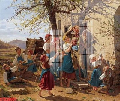 Chi tiết file gốc Tranh sơn dầu phương tây tổng hợp STS38001 (cho in tráng gương)