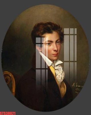 File tranh PSD Tranh sơn dầu phương tây tổng hợp STS38021 chất lượng cao