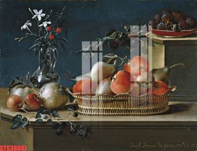 File gốc Tranh sơn dầu phương tây tổng hợp STS38047 (in lụa) tranh mã đáo