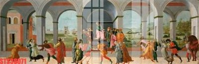 File gốc Tranh sơn dầu phương tây tổng hợp STS38071 (in mica) cắt laser