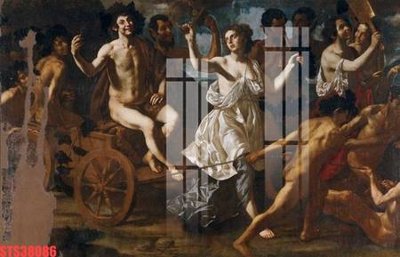 File in trần Tranh sơn dầu phương tây tổng hợp STS38086 (file gốc) hoa văn 3D