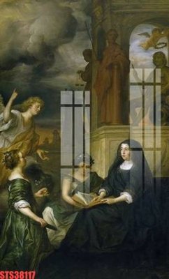 File gốc Tranh sơn dầu phương tây tổng hợp STS38117 (trang trí) phòng ngủ