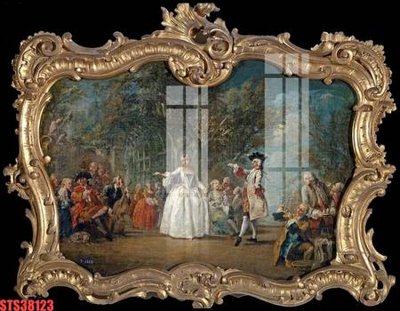 Tải file gốc Tranh sơn dầu phương tây tổng hợp STS38123 (để in lụa)