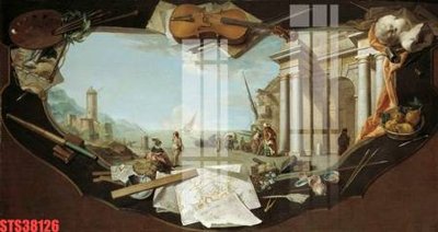 File gốc in ấn Tranh sơn dầu phương tây tổng hợp STS38126 chất lượng vượt trội