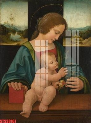 Download file Tranh sơn dầu phương tây tổng hợp STS38167 (chất lượng in ấn)