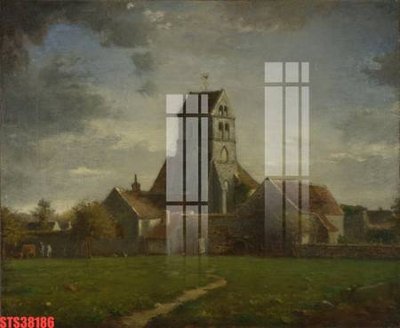 File PSD Tranh sơn dầu phương tây tổng hợp STS38186 (gốc) cho designer