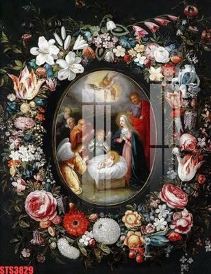 File gốc Tranh sơn dầu phương tây tổng hợp STS3829 cho in ấn và thiết kế