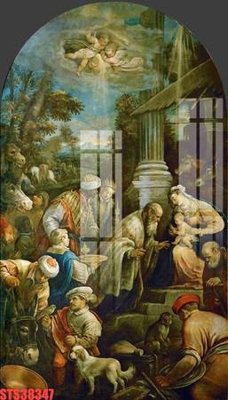 File PSD Tranh sơn dầu phương tây tổng hợp STS38347 (bản gốc) độ phân giải cao