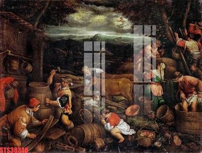 File gốc Tranh sơn dầu phương tây tổng hợp STS38348 (thiết kế) cho in ấn