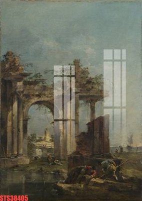 File tranh Tranh sơn dầu phương tây tổng hợp STS38405 (gốc) chủ đề thiên nhiên