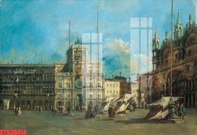 File in trần Tranh sơn dầu phương tây tổng hợp STS38414 (bản gốc) mây trời