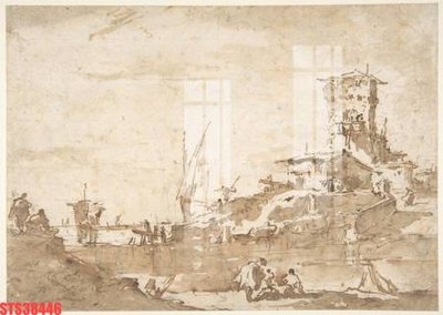 File gốc Tranh sơn dầu phương tây tổng hợp STS38446 (vector) cho in ấn